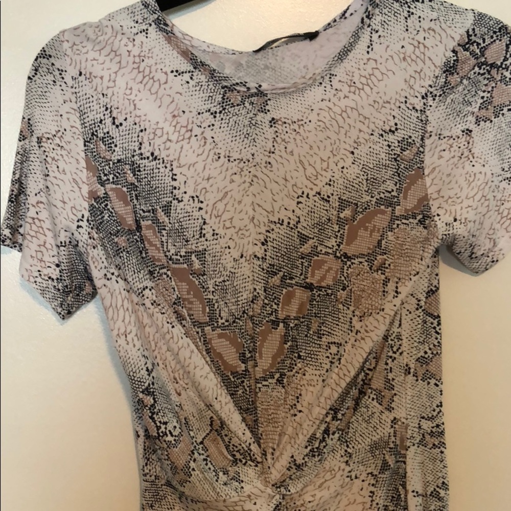 Snake skin dress